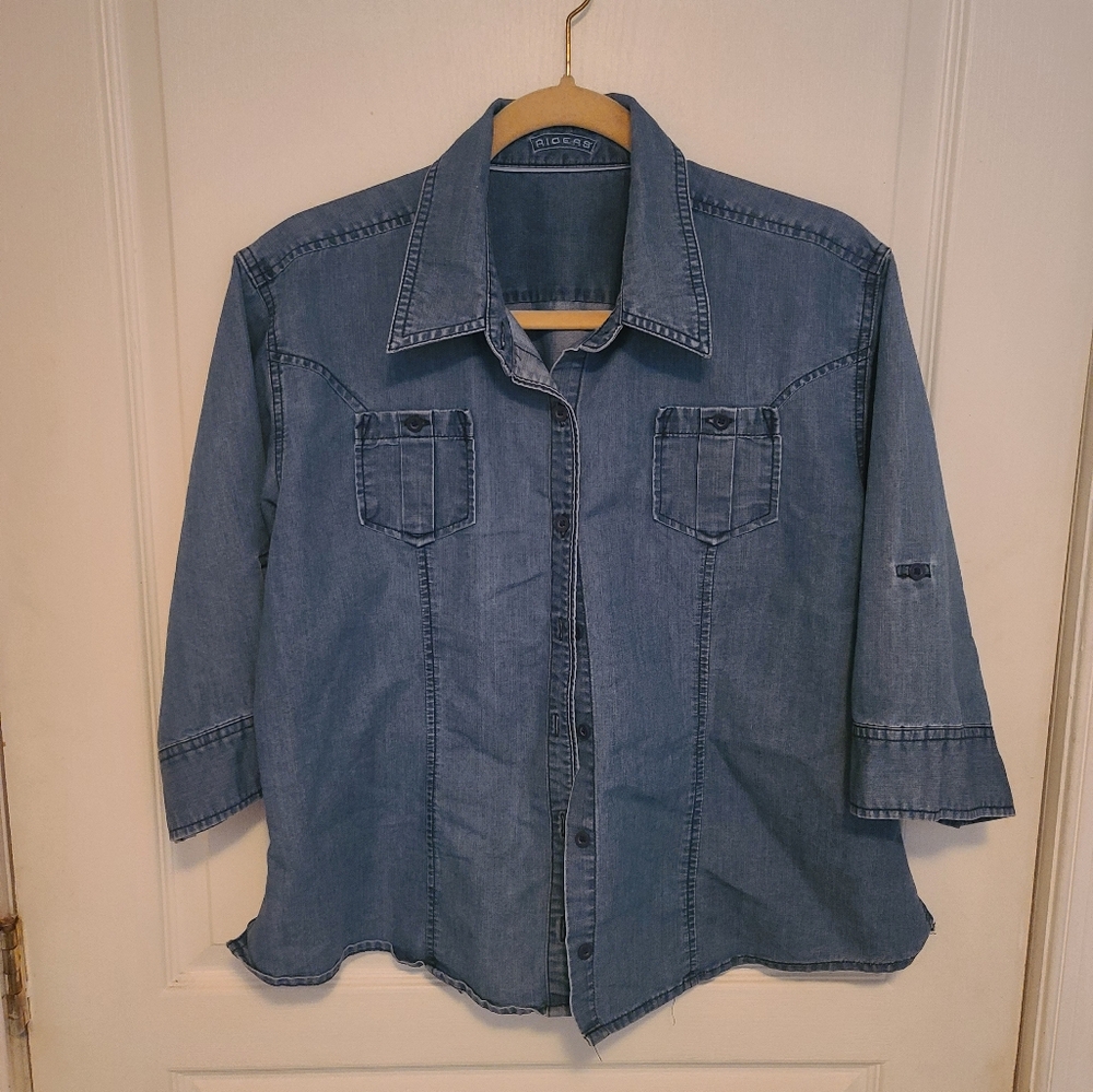 Classic Blue Denim Shirt